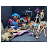 Barbies, action figures, my little pony & more