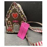 New Betsey Johnson gingerbread house purse