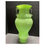 Art glass vase 11 1/2" tall