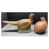 Ceramic quails