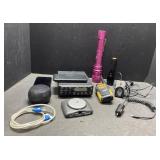 Pink taser (works), CB radio, power sources more