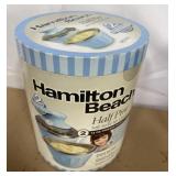 New Hamilton Beach half pint ice cream maker