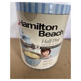 New Hamilton Beach half pint ice cream maker