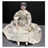 Porcelain & cloth doll