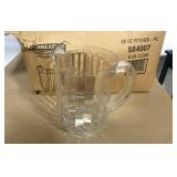 New case of plastic pitchers New case of plastic pitchers