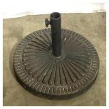 Heavy patio umbrella stand Heavy patio umbrella stand