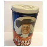 1982 Quaker Oats tin 1982 Quaker Oats tin