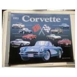 Metal Corvette sign Metal Corvette sign