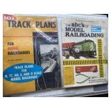 Vintage model railroader & train magazines