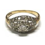 14-18K Diamond ring-diamonds tests real-size 6 14-18K Diamond ring-diamonds tests real-size 6