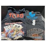 Harley Davidson shirts-see pics for sizes