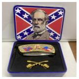 Confederate knife & pin set