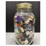 Jar of buttons