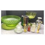 Stained glass, medicine bottles more-big green Stained glass, medicine bottles more-big green