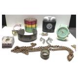 Copper jewelry, grinder, earbuds, watches more Copper jewelry, grinder, earbuds, watches more