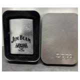 2003 Lynyrd Skynyrd Jim Beam Zippo in case