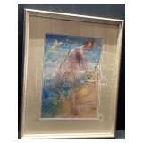 F. Stack Nude art watercolor 19x15