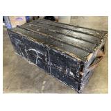 Antique steamer chest