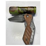 Bass Pro Shop flashlight & Northwest Trail knife