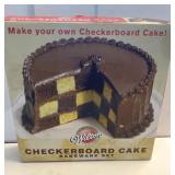 Wilton checkerboard cake kit