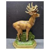 Cast deer door stop 13" tall