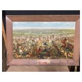 1952 cardboard, litho-Budweiser, Custers last