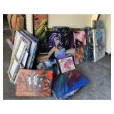 Lot of canvases