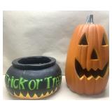 24' Jack-o-lantern & Happy Halloween Cauldron 24' Jack-o-lantern & Happy Halloween Cauldron