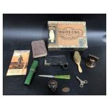 Vintage cigar box full of neat little treasures