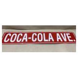 24 in. Coca Cola Ave. Sign