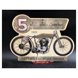 18"x13" tin motorcycle sign