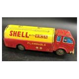 Really neat vintage Shell w/ ICA tin fuel tanker
