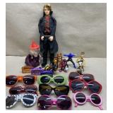 Leap frog cartridges, sunglasses & more kids items