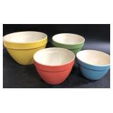 Crate & Barrel Nesting Bowls primary colors