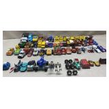 Vintage tin, heavy equipment, cars, Snoopy, Sesame