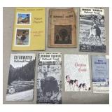 Vintage Audubon book, Rimhurst Machine brochure,