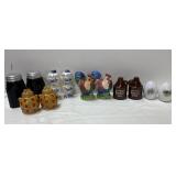 Lot of vintage salt and pepper shakers