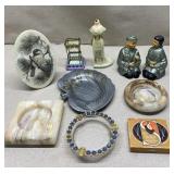 Lot of vintage ashtrays & more