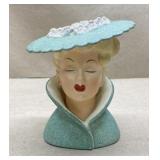1959 Napco head vase C3815C-missing her earrings