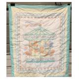 Vintae Calliope Childs Crib quilt-33" x 39"
