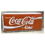 Vintage metal "DISTRUTA COCA-COLA MR COKE" metal