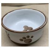 2 1/2 inch tall doggy Bowl marked Gibson
