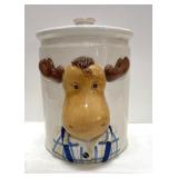 Vintage Moose Cookie Jar-8"
