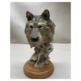 "Misfit" Mill Creek Studios wolf figurine