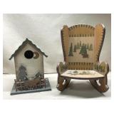Super cute moose/cabin lodge decor items-tallest
