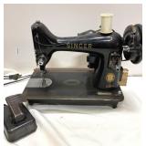 Antique Singer sewing machine-not tested-looks