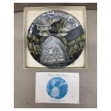 Christmas carol collector plate. first edition