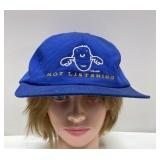 "Not Listening" Adjustable Hat-display head not