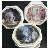 3 Precious Moments collectors plates