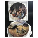 Two collectors plates